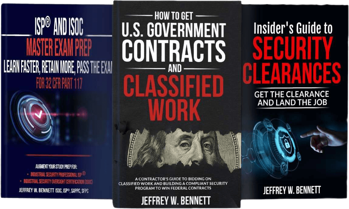 Jeff Bennett's published NISPOM and security clearance reference library